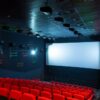 The inside of a cinema