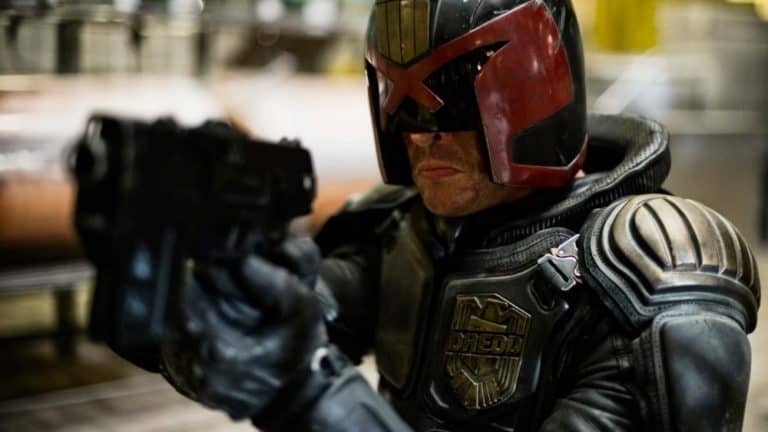 Karl Urban as Dredd