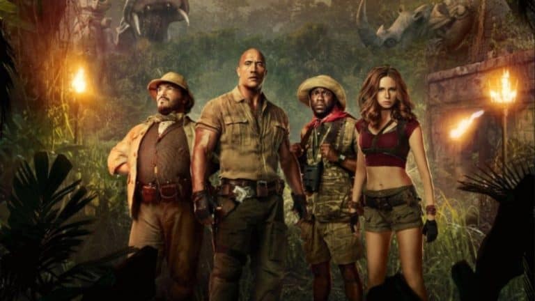 Jumanji 2 cast photo