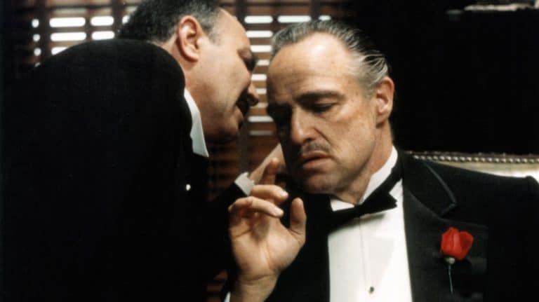 the godfather dialogue, used to train AI