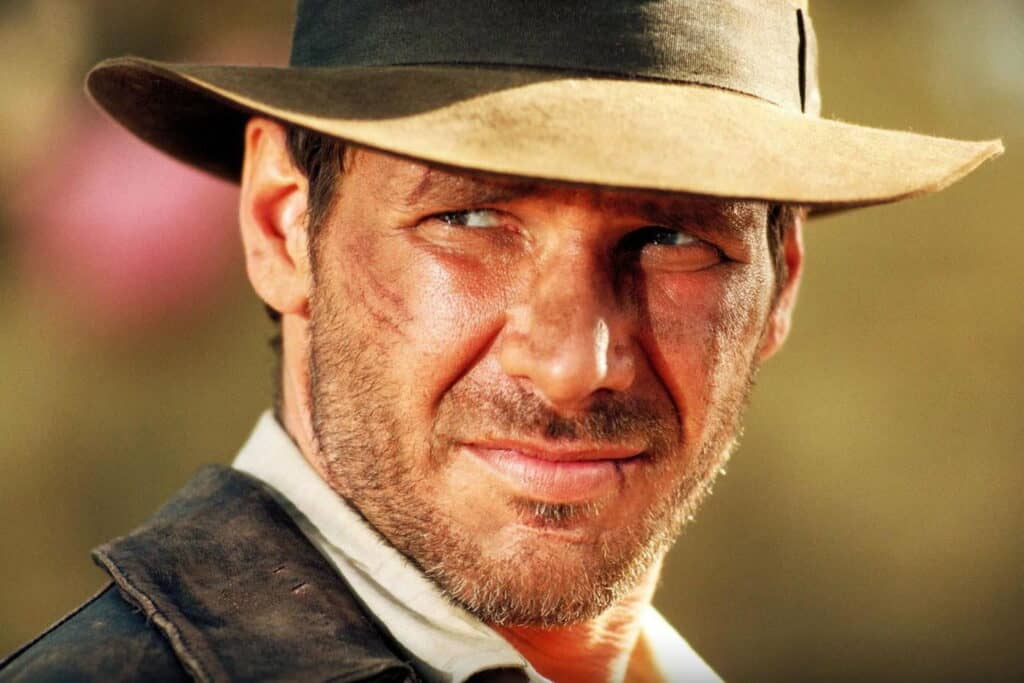 Harrison Ford as Indiana jones