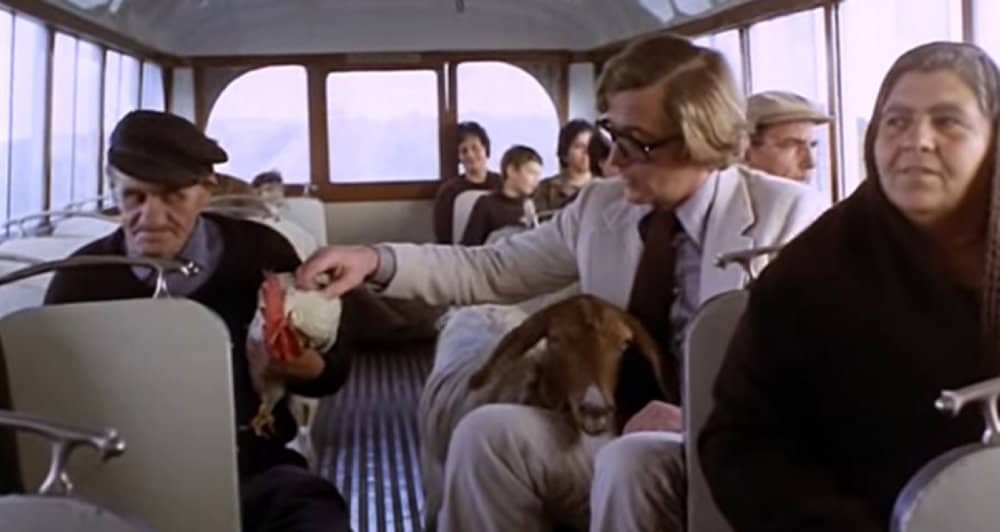 Michael Caine in Pulp