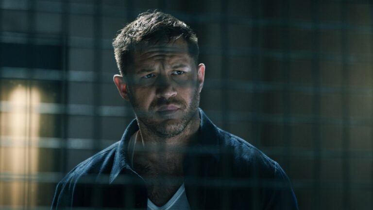 Tom Hardy in a still from Venom: Let There Be Carnage