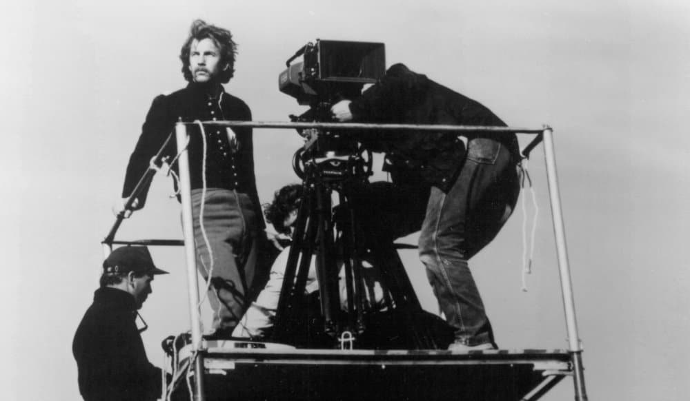 Kevin Costner directing Dances With Wolves