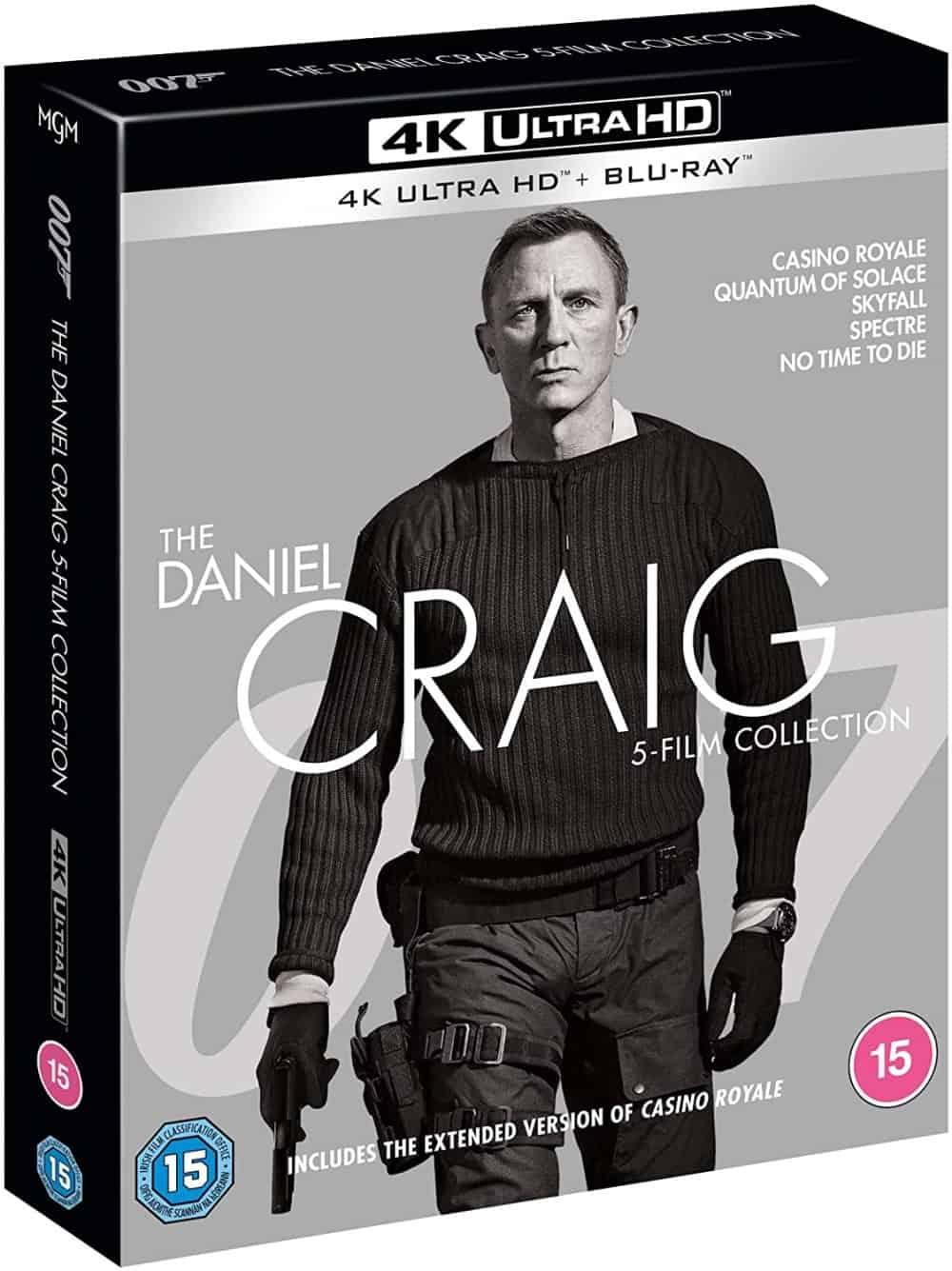 Daniel Craig James Bond 4K boxset