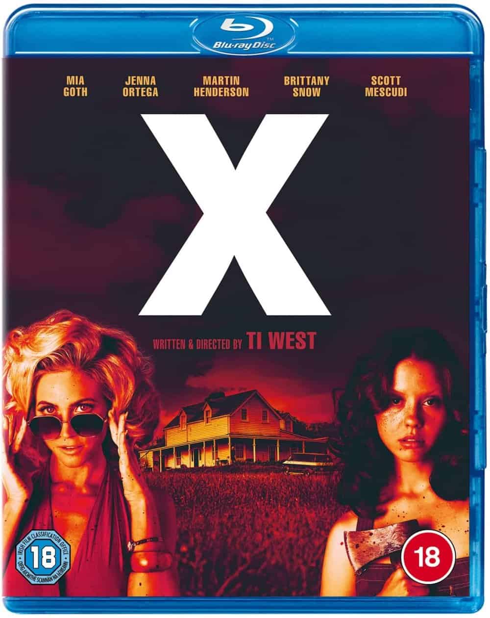 Ti West's X Blu-ray cover