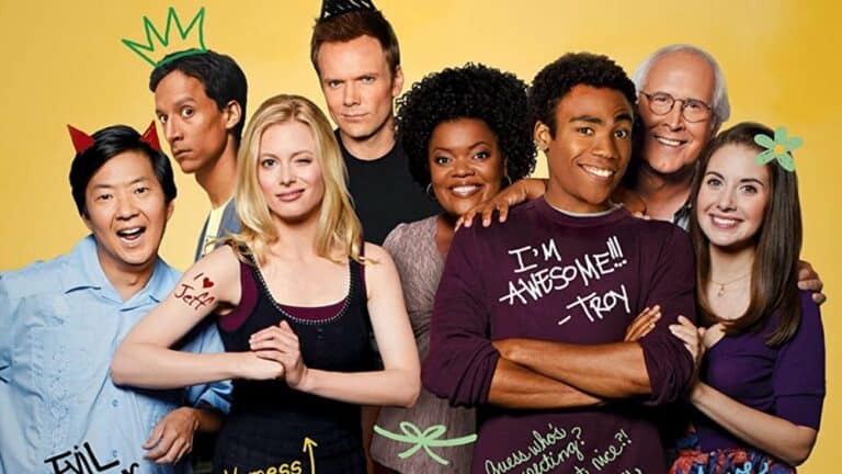 Community TV series with Chevy Chase