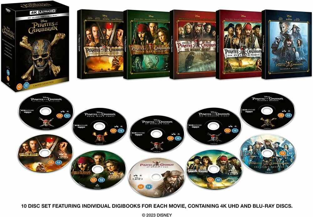 Pirates Of The Caribbean 4K set