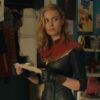 Brie Larson as Carol Danvers/Captain Marvel in The Marvels, directed by Nia DaCosta. Its budget is the subject of debate.