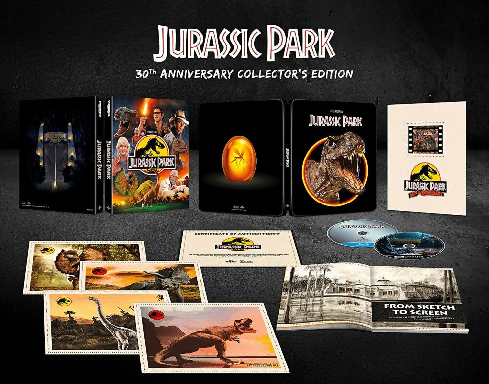 Jurassic Park Getting A Special 30th Anniversary 4K Ultra HD Blu ray 