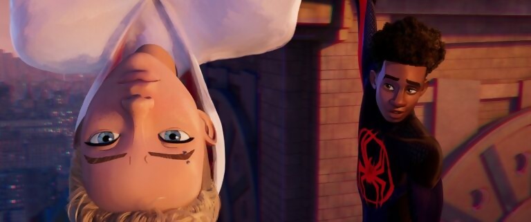 across the spider-verse review miles and gwen
