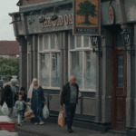The exterior of The Old Oak pub in the Ken Loach film The Old Oak.