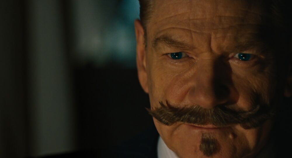 Kenneth Branagh as Hercule Poirot in A Haunting In Venice