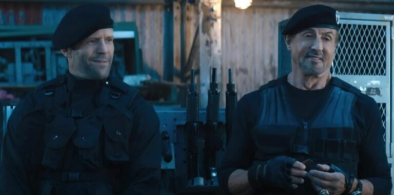 jason statham and sylvester stallone star in the expendables 4