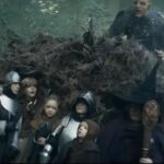 the cast of robin and the hoods reenact the nazgul scene from the lord of the rings