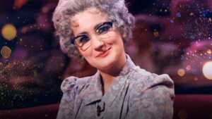 Caroline Aherne in The Mrs Merton Show
