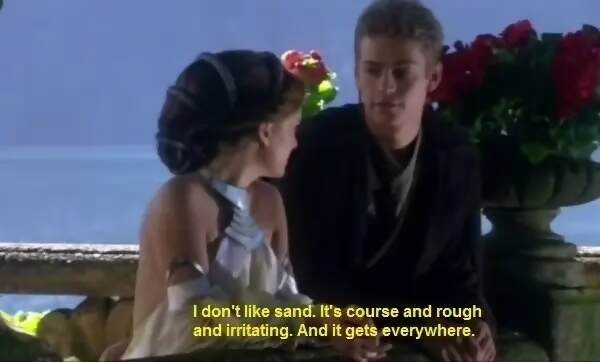 Anakin Skywalker sand