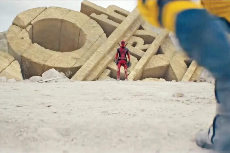 The 20th Century Fox logo in Deadpool & Wolverine