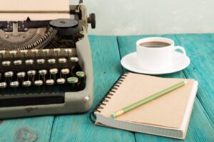 Google article lead of an old typewriter