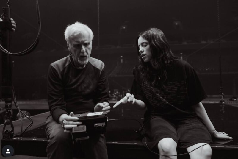 Billy Eilish and James Cameron