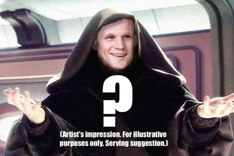 Matt Smith as Emperor Palpatine (artist's impression)