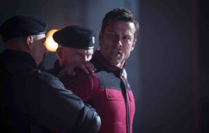 Glen Powell in The Running Man