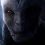 snoke in The Force Awakens (2015)