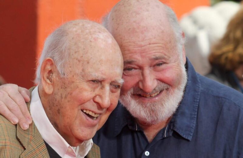 Carl Reiner and Rob Reiner