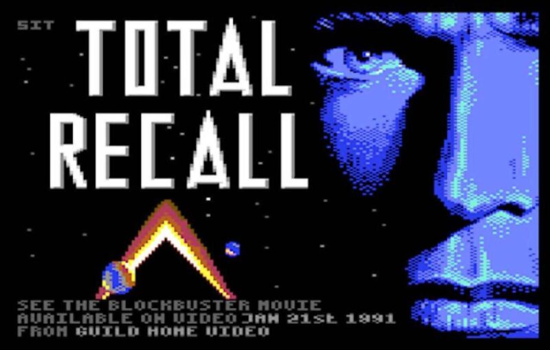 Total Recall videogame loading screen