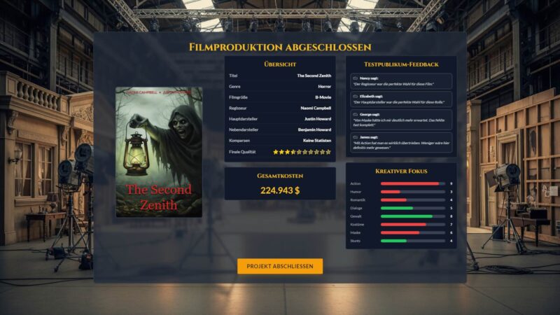 Movie Business game