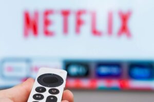 Netflix on a TV screen