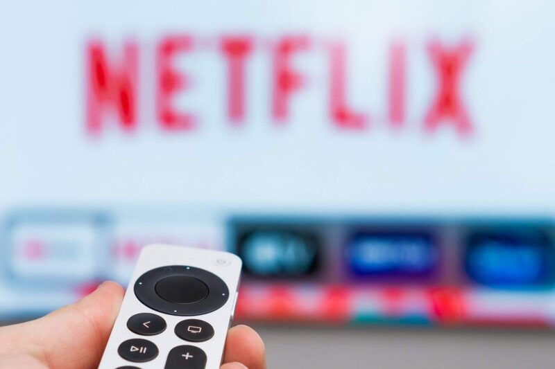 Netflix on a TV screen