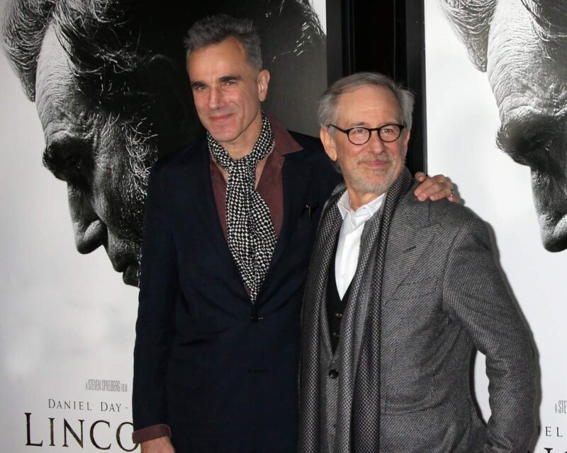 Spielberg and Day Lewis at Lincoln premiere