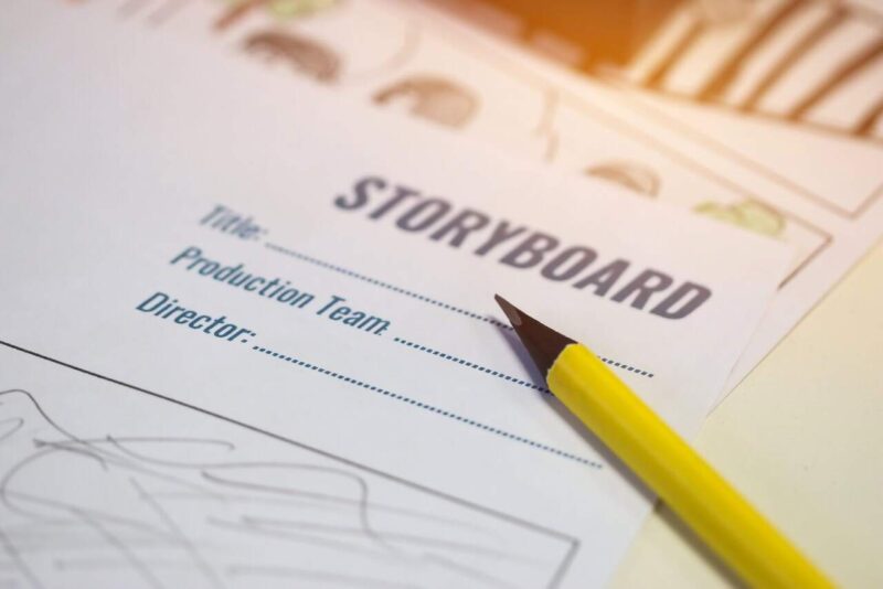 Movie storyboard