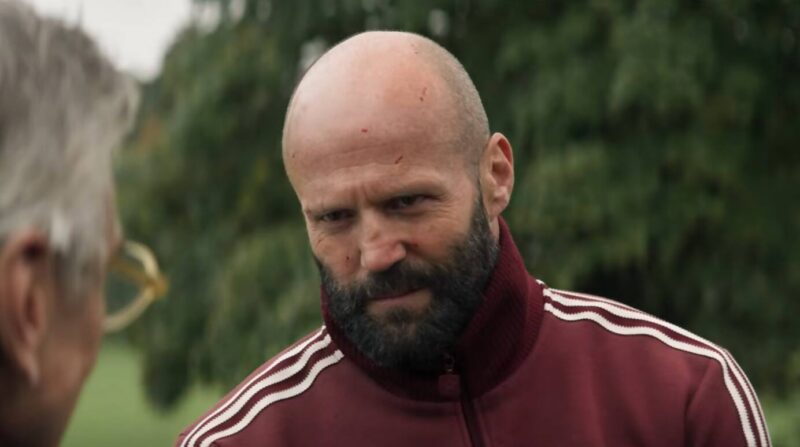 The Beekeeper 2, starring Jason Statham in a red tracksuit