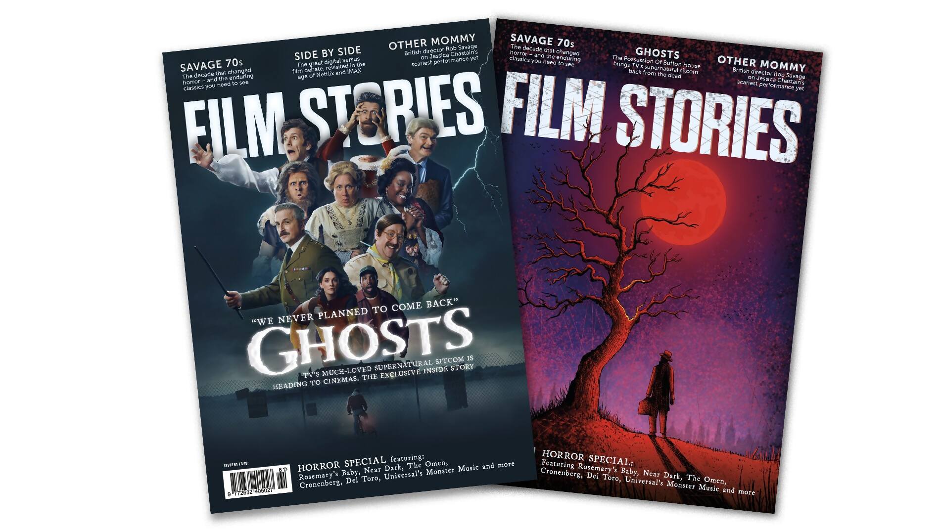 Film Stories issue 61, with Ghosts and exclusive alternate cover art by Tom Mead.